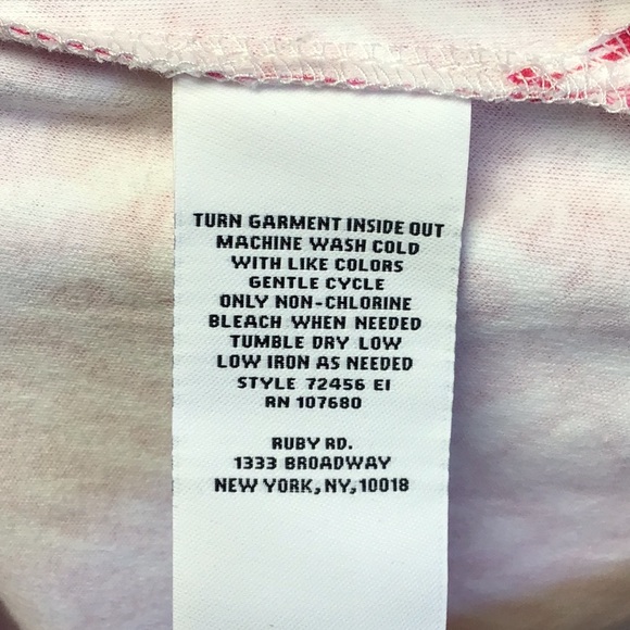 Ruby Rd Pink Patterned Top - Picture 8 of 8